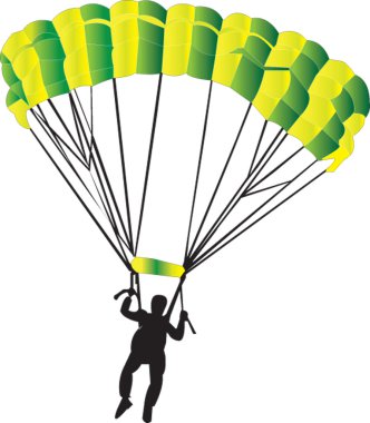 Parachutist clipart