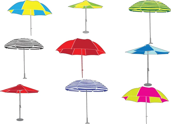 stock vector Umbrellas collection