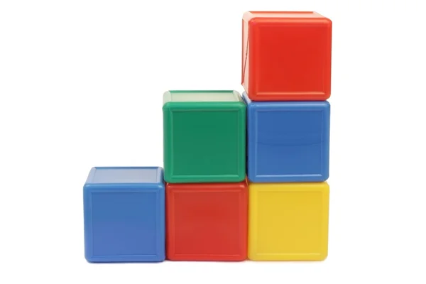 Цветные кубики — стоковое фото