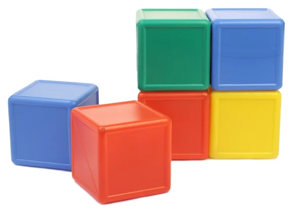 Gekleurde kubussen — Stockfoto