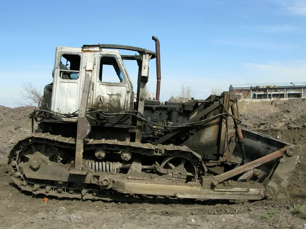 Oude bulldozer — Stockfoto