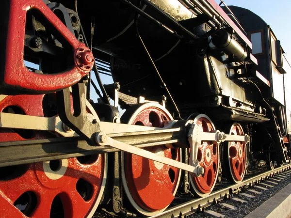 Uralte Lokomotiven 40 ies. lizenzfreie Stockbilder