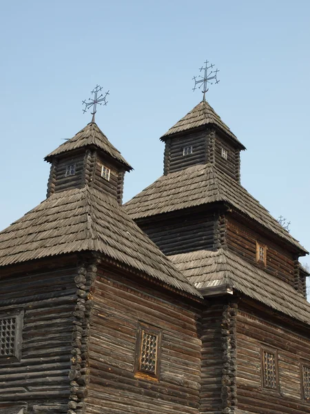 Fából készült templom — Stock Fotó
