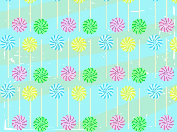 Lollipop Abstract Vector Background — Stock Vector