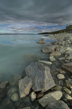 pukaki Lake shore