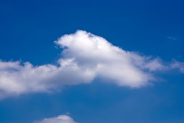 Clouds on blue sky clipart