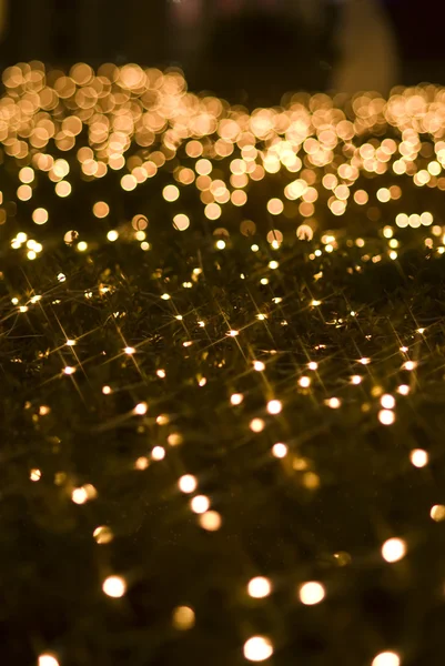 Defokussierte gelbe Lichteffekte — Stockfoto