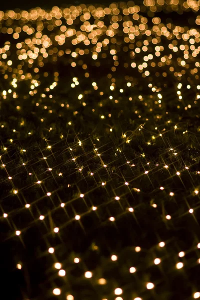 Defokussierte gelbe Lichteffekte — Stockfoto