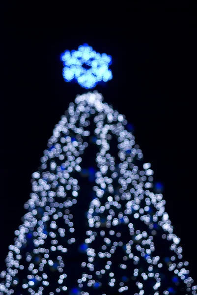 Defocused christmas tree — Stock Photo, Image