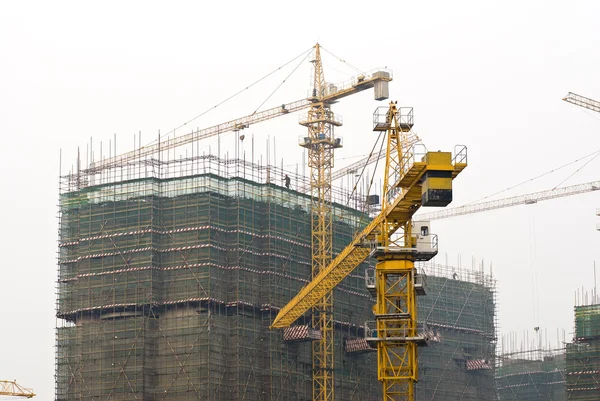 Busy construction site — Stock Photo, Image