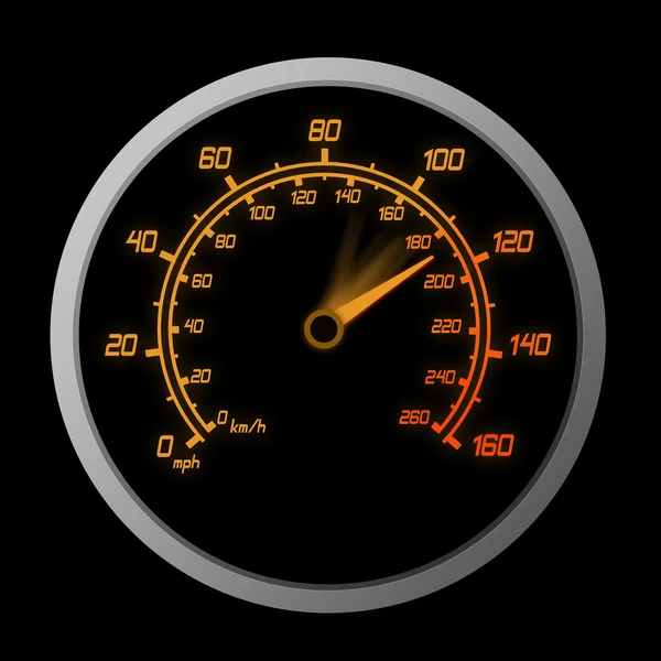 Hohe Geschwindigkeit - die rote Linie — Stockfoto