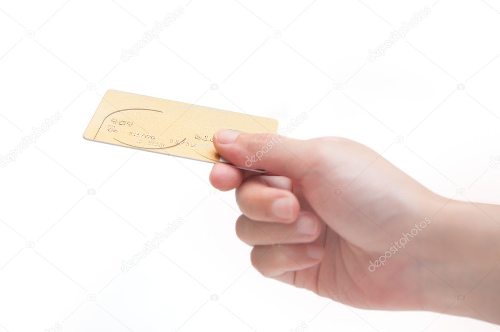 Credit Card In Hand