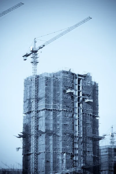 Будівельний майданчик з бетону — стокове фото