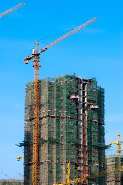 Betonnen hoogbouw bouwplaats — Stok fotoğraf