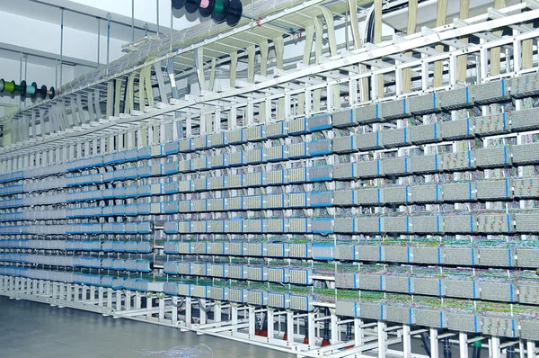 stock image Servers in a datacenter