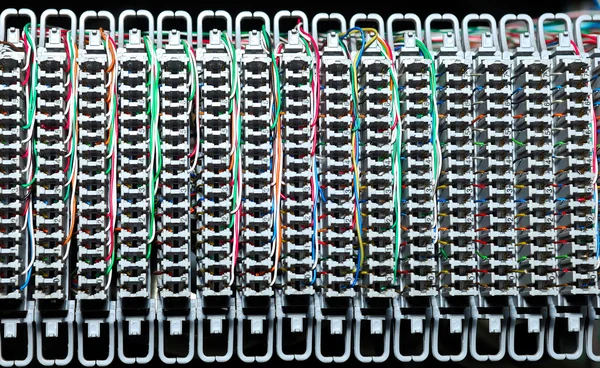 Servers in a datacenter — Stock Photo, Image