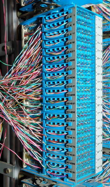 Servers in een datacenter — Stockfoto