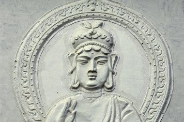 Boeddha standbeeld close-up