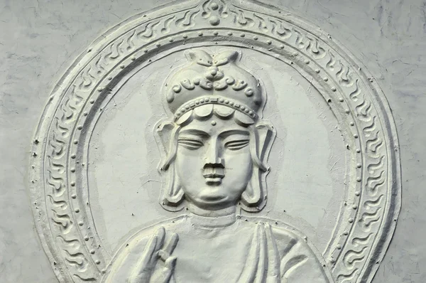 stock image Buddha statue close-up