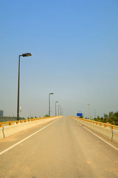 stock image Highway with blue sky