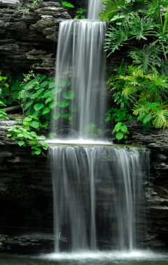 Waterfall is beautiful clipart