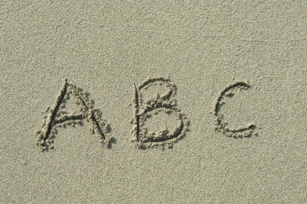 Alphabet letters a b c — Stock Photo, Image