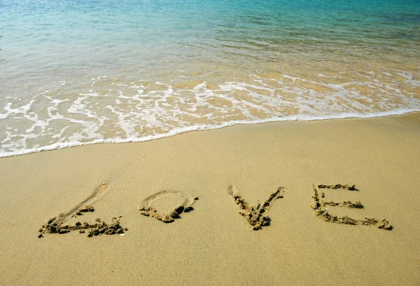 Love in the sand Royalty Free Stock Images