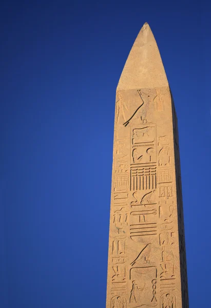 Stone obelisk in Egypt — Stock Photo, Image