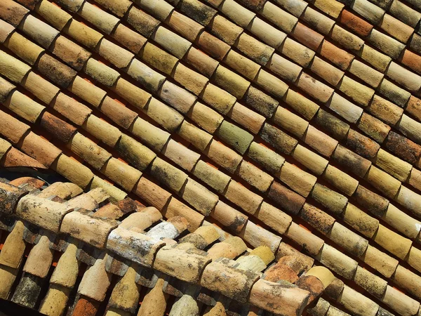 stock image Rustic roof tiles, background