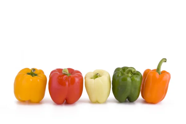 Kleuren van paprika — Stockfoto