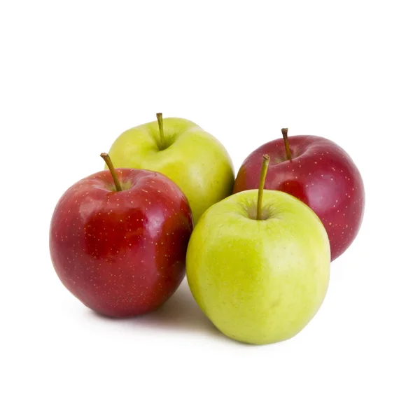 Четыре яблока — стоковое фото