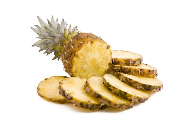 Frutas de ananás, fatias — Fotografia de Stock