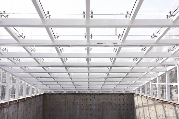 Stock image Glass corridor in office centre