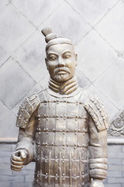 Xian China: Terracotta Warrior Statue (A clipart