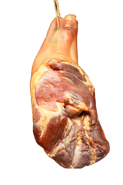Tütsülenmiş domuz jambon — Stok fotoğraf