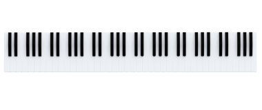 Piano keys clipart