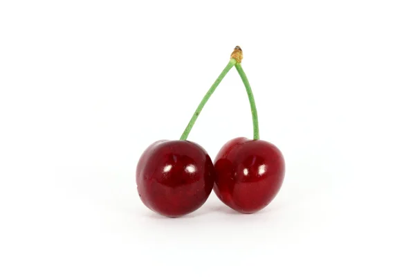 Two sweet cherries — Stock fotografie