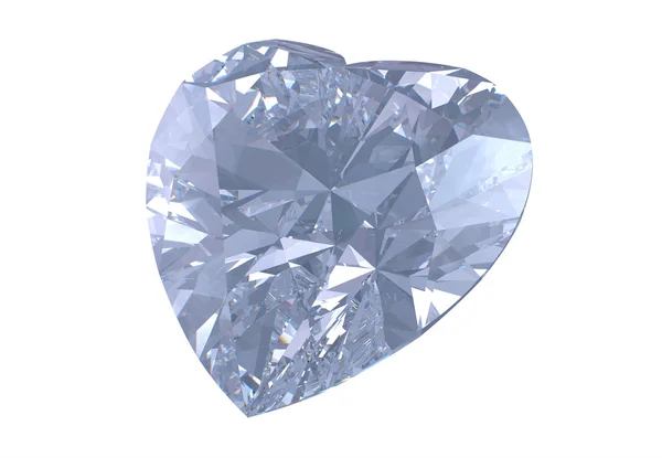 Diamomd a forma di cuore — Foto Stock