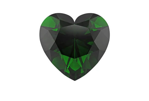 Verde diamante esmeralda — Fotografia de Stock
