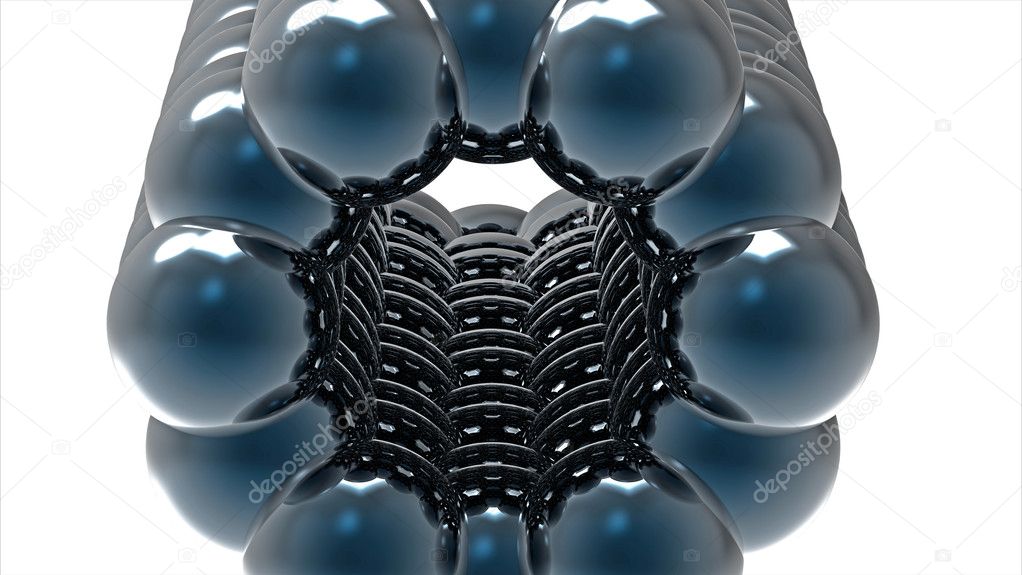 Model of carbon nanotube