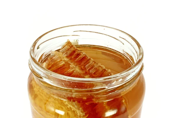 Honig und Waben — Stockfoto
