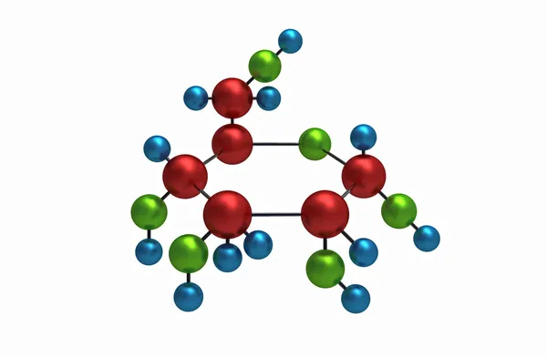 Molecule van glucose — Stockfoto
