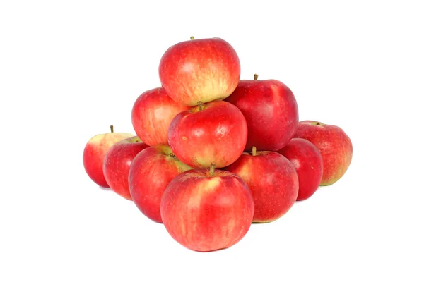 Roter ökologisch angebauter Apfel — Stockfoto