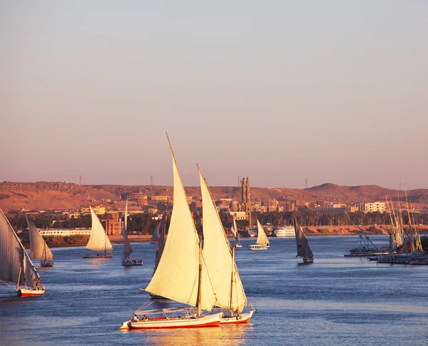 Boats on the Nile — Stock Photo, Image
