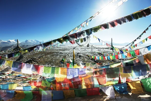 Krajobraz Tibetian — Zdjęcie stockowe