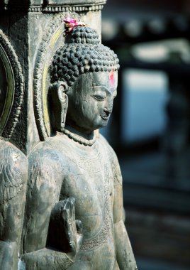 Buddhas statue clipart