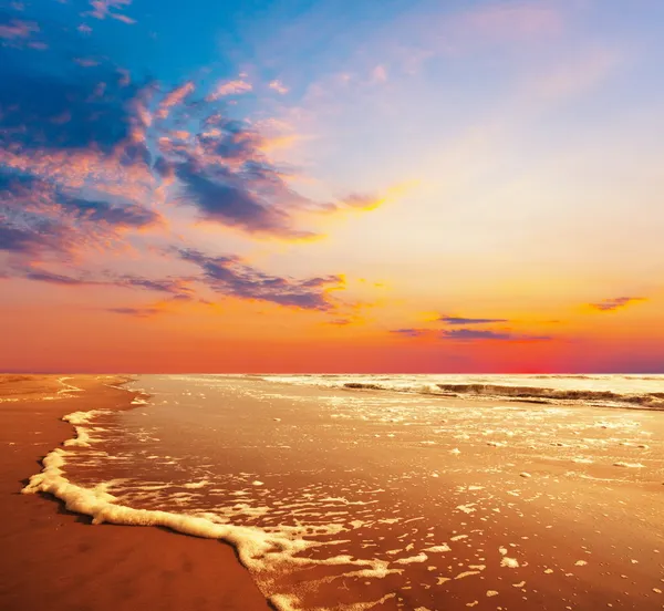 Θάλασσα Sunset Εικόνα Αρχείου