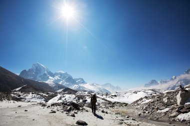 Hike in Himalayan clipart