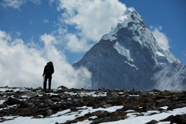 Hike in Himalayan clipart