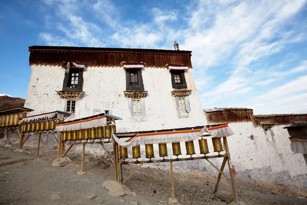 Монастир в Тибеті — стокове фото